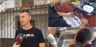 Frymëzuese/ Një i ri që e do punën – Njihuni me Ervinin, 18-vjeçari që punon si hidraulik dhe ndjek universitetin