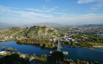 Buna, Drini e Rozafa – të gjitha në një, n’Shkodër / Foto nga Abdulla Diku
