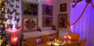 VIDEO/ Magjia e Krishtlindjeve! Infermierja nga Elbasani zbukuron shtëpinë si në përralla