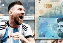 Kartmonedha Lionel Mesi, fytyra e kampionit të botës përfundon në paratë argjentinase