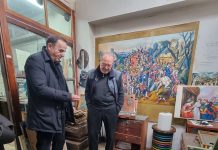 Anastas Kostandini, mozaik me motive ilire për qytetin e Pogradecit