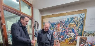 Anastas Kostandini, mozaik me motive ilire për qytetin e Pogradecit