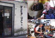 82-vjeçari nga Tirana që punon këpucar edhe pse ka 22 vite që ka dalë në pension: E dua punën