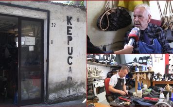 82-vjeçari nga Tirana që punon këpucar edhe pse ka 22 vite që ka dalë në pension: E dua punën