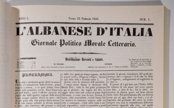 “L’albanese d’ Italia”, gazeta historike e arbëreshëve