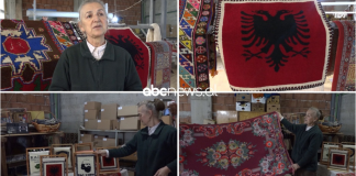 Pensionistja që end qilima e sixhade në Kukës duke ndërthurur matematikën me gjeometrinë