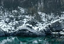 Liqeni i Xhemës në Valbonë, pamje magjike në dimër