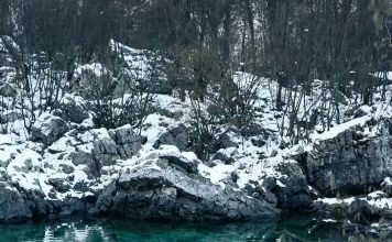 Liqeni i Xhemës në Valbonë, pamje magjike në dimër