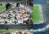 Mijëra lodra hidhen në stadiumin në Turqi, të gjithë shpërthejnë në lot