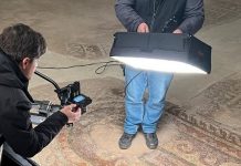 Mozaiku i Tiranës fotografohet në detaje me teknologjinë gigapiksel