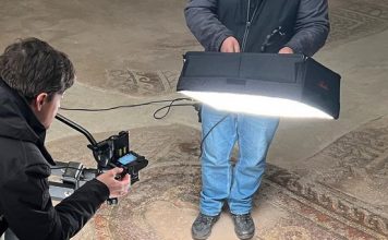 Mozaiku i Tiranës fotografohet në detaje me teknologjinë gigapiksel