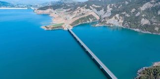 Liqeni i Banjës në Gramsh, pamje fantastike në këto ditë marsi