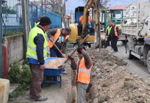 Berat, ndriçim LED në disa akse rrugore