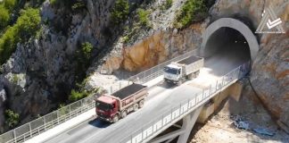 Hapen 3.5 km të tunelit të Murrizit, pjesë e rrugës së Arbrit