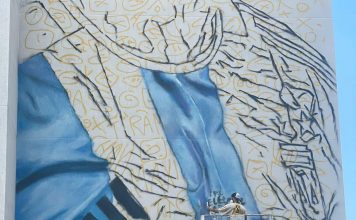 Artisti që pikturoi Maradonën në Napoli, zgjedh Tiranën për Messin