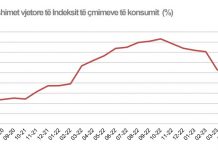 Inflacioni në ngadalësim, zbret në 4.5 % në qershor