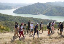 Të rinjtë durrsakë promovim destinaconit turistik Lalëz-Kuraten, në Ishëm
