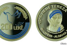 Banka e Shqipërisë, monedhë përkujtimore për Nënë Terezën