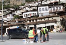 Ndriçim LED në shëtitoren “Osumi” në Berat