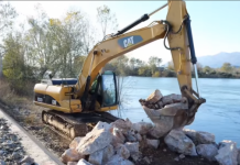 Nis puna për përforcimin e argjinaturës në Darragjat, Shkodër