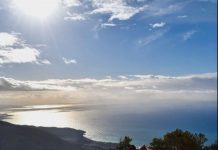 Maja e Qorres në Llogora, mal, det dhe dëborë