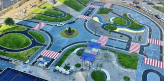 Shkolla e re e biçikletave për fëmijët e çdo grupmoshe drejt përfundimit