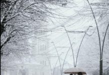 Korça nën petkun e dëborës