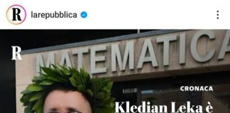 23-vjeçari shqiptar Kledian Leka, i diplomuari i parë i verbër në Universitetin e Parmës