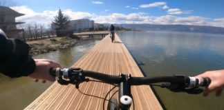 Pasarelat e reja ujore në Tushemisht, lidhje fantastike mes bregut dhe liqenit