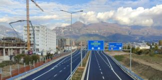 Pamje nga unaza verilindore e Tiranës