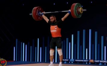 Botërori i peshëngritjes, Briken Calja renditet i katërti në shkëputje