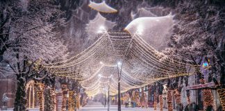 Hijeshia e Korçës nën vellon e dëborës