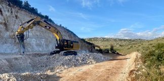 Rruga e Ksamilit me tri korsi; Përfundojnë 20% e punimeve