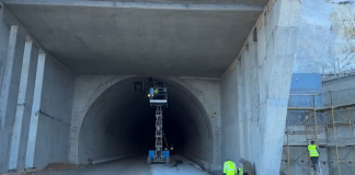 Punimet e fundit në tunelin e Murrizit